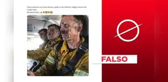Imagen de bomberos agotados no corresponde a los incendios forestales en España de 2025 Imagen de bomberos agotados no corresponde a los incendios forestales en España de 2025