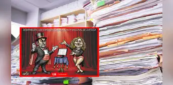 Carlincatura retrata la 'magia' detrás de la desaparición de expedientes disciplinarios de jueces y fiscales