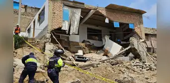 Muere padre de 3 hijos y un bebé por nacer tras colapso de pared de vivienda en Ancón
