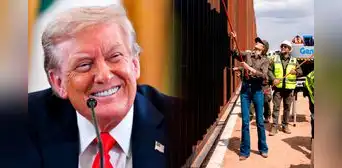 Gobierno de Trump pinta de negro muro fronterizo para impedir que inmigrantes lo escalen: "Tan caliente que ni lo intentarán"