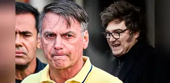 Bolsonaro planeó pedir asilo político a Javier Milei en Argentina para evadir juicio por intento de golpe de Estado, según policía de Brasil Bolsonaro planeó pedir asilo político a Javier Milei en Argentina para evadir juicio por intento de golpe de Estado, según policía de Brasil