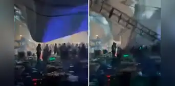Techo del Festival de la Cerveza en China colapsa sobre miles de personas: hay dos muertos y más de 50 heridos Techo del Festival de la Cerveza en China colapsa sobre miles de personas: hay dos muertos y más de 50 heridos