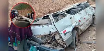 Accidente de combi deja un menor fallecido en la serranía de Lambayeque