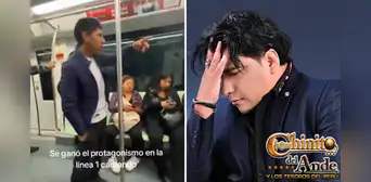 Hombre sorprende en el Metro de Lima al improvisar huayno y es viral: 'Chinito del Ande' lo invita a show Hombre sorprende en el Metro de Lima al improvisar huayno y es viral: 'Chinito del Ande' lo invita a show