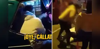 Sujeto es agarrado a golpes tras presuntamente agredir a su pareja dentro de una mototaxi en SJL Sujeto es agarrado a golpes tras presuntamente agredir a su pareja dentro de una mototaxi en SJL