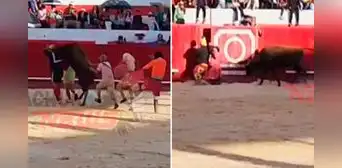 Payasito queda inconsciente tras ser embestido por una vaca durante show en Plaza de Toros de Huamachuco Payasito queda inconsciente tras ser embestido por una vaca durante show en Plaza de Toros de Huamachuco