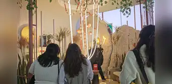 Un rincón de Ica en Expodeco: el oasis de 202 Arquitectos