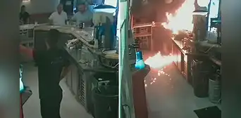 Hombre incendia un bar luego de que no le pusieran mayonesa en su bocadillo en España: fue detenido por la Guardia Civil Hombre incendia un bar luego de que no le pusieran mayonesa en su bocadillo en España: fue detenido por la Guardia Civil