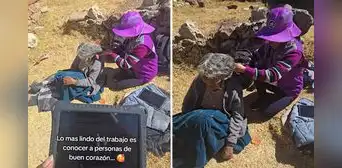 Censistas asisten a adulta mayor en zona rural y conmueven en redes: "Un acto de humanidad" Censistas asisten a adulta mayor en zona rural y conmueven en redes: "Un acto de humanidad"