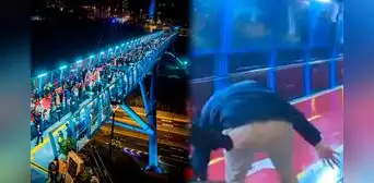 Corredor Turístico Miraflores-Barranco: usuario va a conocer puente, pero resbala en la inauguración