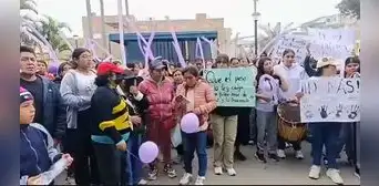 Pueblo de Cañete exige justicia por el secuestro y abuso de una escolar Pueblo de Cañete exige justicia por el secuestro y abuso de una escolar