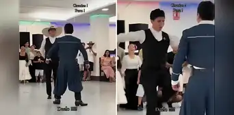 Jóvenes se enfrentan en duelo entre la marinera peruana y malambo argentino: ''La única guerra que aceptamos'' Jóvenes se enfrentan en duelo entre la marinera peruana y malambo argentino: ''La única guerra que aceptamos''