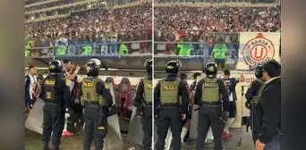 Carlos Zambrano y los provocadores gestos a los hinchas de Universitario en el Monumental tras el empate con Alianza Lima