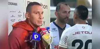 Álex Valera contundente tras el picante cruce con Hernán Barcos en el Alianza Lima vs Universitario: "Fue una calentura" Álex Valera contundente tras el picante cruce con Hernán Barcos en el Alianza Lima vs Universitario: "Fue una calentura"