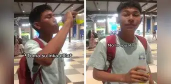 Peruano prueba Inka Cola y su reacción sorprende tras compararla con bebida de la selva: "No le iguala a ..." Peruano prueba Inka Cola y su reacción sorprende tras compararla con bebida de la selva: "No le iguala a ..."