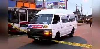 Sicario grabó asesinato del chofer del 505 frente a pasajeros en Santa Anita: "El que no copera, se lleva plomo" Sicario grabó asesinato del chofer del 505 frente a pasajeros en Santa Anita: "El que no copera, se lleva plomo"