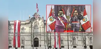 Una cuestionada designación: Carlincatura satiriza la juramentación del ministro reciclado del Gobierno de Boluarte Una cuestionada designación: Carlincatura satiriza la juramentación del ministro reciclado del Gobierno de Boluarte