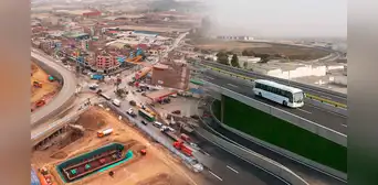 Cierran parcialmente la avenida Ramiro Prialé por obras del nuevo bypass aéreo Las Torres desde este 27 de agosto