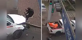 Joven en scooter es arrollada por camioneta municipal de San Isidro que perdió el control: accidente deja 3 heridos Joven en scooter es arrollada por camioneta municipal de San Isidro que perdió el control: accidente deja 3 heridos