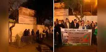 Vecinos de Miraflores rechazan construcción de módulo de seguridad en parque Leoncio Prado: "Parque sí, cemento no" Vecinos de Miraflores rechazan construcción de módulo de seguridad en parque Leoncio Prado: "Parque sí, cemento no"
