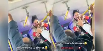 Bus va lleno y cobradora se sube al barandal para pedir el pasaje: "Al estilo Spider-Man"