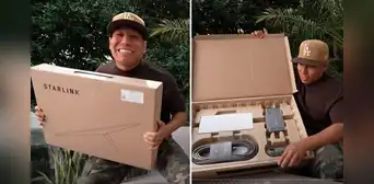 Youtuber prueba el internet satelital Starlink de Elon Musk y asegura que “es revolucionario, pero no perfecto”