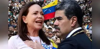 María Corina Machado asegura que si Maduro deja el poder, Venezuela vivirá un "auge económico y social" sin precedentes María Corina Machado asegura que si Maduro deja el poder, Venezuela vivirá un "auge económico y social" sin precedentes