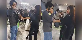 Fans peruanos se ‘pelean’ por baqueta que lanzó baterista de Green Day y se aferran por horas: "No se llama raqueta, suéltala" Fans peruanos se ‘pelean’ por baqueta que lanzó baterista de Green Day y se aferran por horas: "No se llama raqueta, suéltala"