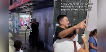 Peruano es captado cantando tema de Armonía 10 en las calles Madrid y emociona en redes: "Primero lloro y luego saco mi chela"