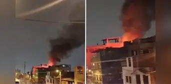 Fuerte incendio afecta vivienda en el Rímac: 10 unidades de bomberos atienden el siniestro
