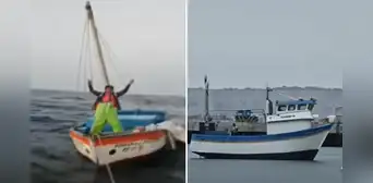 Pescador sobrevive de milagro tras estar 5 días a la deriva: fue hallado por lanchero en la costa de Tumbes Pescador sobrevive de milagro tras estar 5 días a la deriva: fue hallado por lanchero en la costa de Tumbes