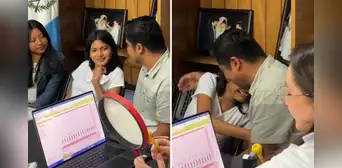 Joven con discapacidad auditiva llora al oír por primera vez la voz de su padre tras intervención medica