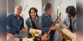 Guillermo Dávila se reencuentra con su hijo Vasco Madueño y confirma que cantarán juntos en concierto: "Para que dejen de estar preguntando"