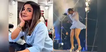 La valiente reacción de Susana Alvarado tras ser impactada por un dron en pleno concierto de Corazón Serrano: "Cosas que pasan" La valiente reacción de Susana Alvarado tras ser impactada por un dron en pleno concierto de Corazón Serrano: "Cosas que pasan"