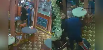 La otra oficina de Juan Santiváñez: captan al ministro reuniéndose con vinculado en el caso Ícaro en restaurante La otra oficina de Juan Santiváñez: captan al ministro reuniéndose con vinculado en el caso Ícaro en restaurante