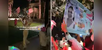 Novia mexicana festeja en su boda por tener la visa estadounidense tras casarse con un 'gringo': "Así se siente que te den la Green Card"