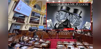 El Dr. Ros y Mr. Pulgosi: Carlincatura satiriza las polémicas declaraciones de una autoridad por casos de DD. HH.