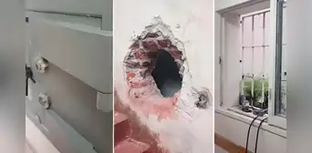 Delincuentes perforaron un banco en Argentina, lograron ingresar y desconectaron las cámaras, pero encontraron la caja fuerte vacía Delincuentes perforaron un banco en Argentina, lograron ingresar y desconectaron las cámaras, pero encontraron la caja fuerte vacía