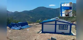 Piura: centro de salud queda sin techo tras vientos de gran intensidad