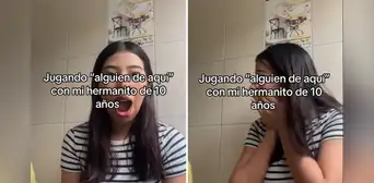 Joven mexicana es 'delatada' en reto de TikTok por su hermanito: "Ibas ganando hasta que tu hermano empezó a hablar" Joven mexicana es 'delatada' en reto de TikTok por su hermanito: "Ibas ganando hasta que tu hermano empezó a hablar"