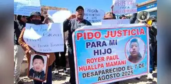 Familia de joven desaparecido exige prisión preventiva para sospechosos: temen un posible asesinato Familia de joven desaparecido exige prisión preventiva para sospechosos: temen un posible asesinato