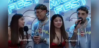 Cantante Luar La L se incomodó con la streamer Zully en plena entrevista del All Music Fest: "¿La cuarta vez esa pregunta?"