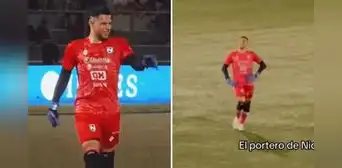 Portero de Nicaragua desfiló en pleno partido y usuarios dicen: "Dio modelaje y actitud" Portero de Nicaragua desfiló en pleno partido y usuarios dicen: "Dio modelaje y actitud"