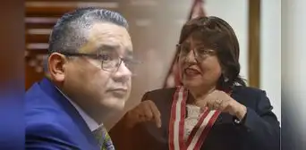 Delia Espinoza denuncia constitucionalmente a Santiváñez por presuntas contrataciones irregulares cuando era ministro del Interior