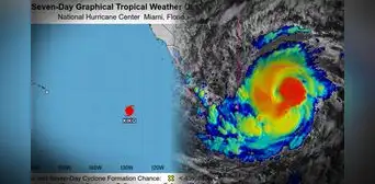 'Kiko' ya es huracán y se pronostica un "fortalecimiento constante" en las costas de EEUU en los próximos días, según NHC