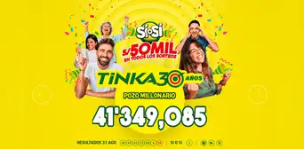 Resultados de La Tinka: Revisa los números ganadores y quien se llevó el pozo millonario del miércoles 3 de septiembre