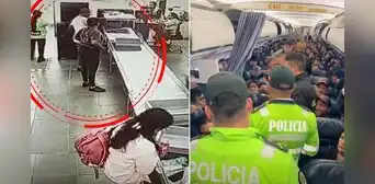 ¡Cámaras captan el robo! Capturan en pleno vuelo de Piura a Lima a sujetos que robaron equipaje en aeropuerto ¡Cámaras captan el robo! Capturan en pleno vuelo de Piura a Lima a sujetos que robaron equipaje en aeropuerto