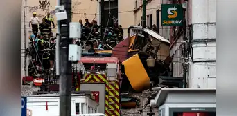 Funicular se descarrila en Lisboa, deja 21 heridos y al menos 17 muertos, según autoridades locales Funicular se descarrila en Lisboa, deja 21 heridos y al menos 17 muertos, según autoridades locales