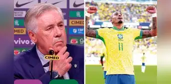 Brasil no tendrá piedad de Chile pese a que ya clasificó, advierte Carlo Ancelotti: "Voy a desplegar muchos delanteros" Brasil no tendrá piedad de Chile pese a que ya clasificó, advierte Carlo Ancelotti: "Voy a desplegar muchos delanteros"