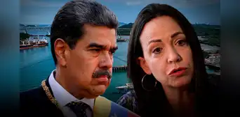 Machado acusa a Maduro de ser jefe de una corporación narcoterrorista y convertir a Venezuela en una amenaza para EE. UU. Machado acusa a Maduro de ser jefe de una corporación narcoterrorista y convertir a Venezuela en una amenaza para EE. UU.